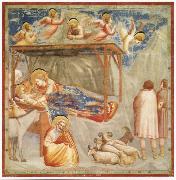 GIOTTO di Bondone Birth of Christ oil painting reproduction